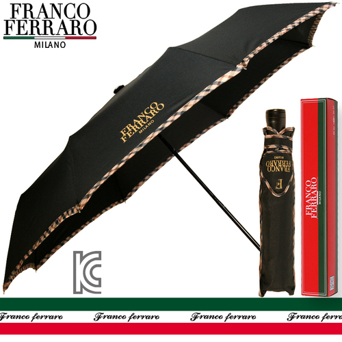 프랑코페라로 3단 체크 바이어스 클래식 우산