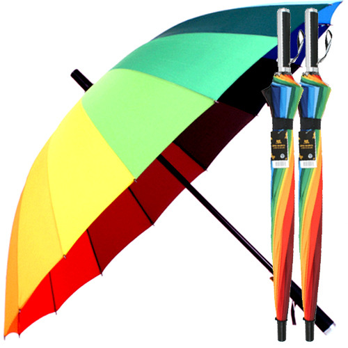 60 14k 무지개 우산