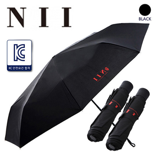 [NII]3단 우산 / 블랙 