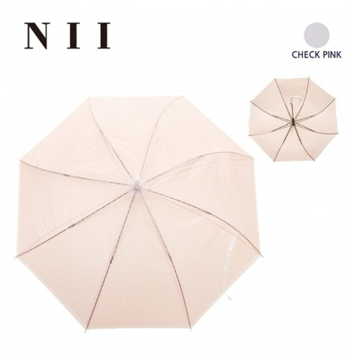 [NII] EVA 여성용 장우산 핑크체크