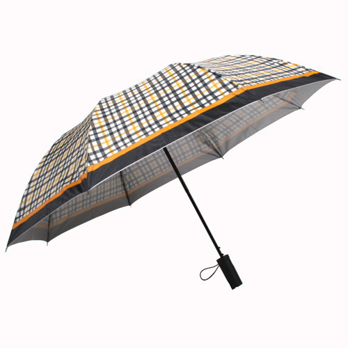 2단포리체크실버 우산