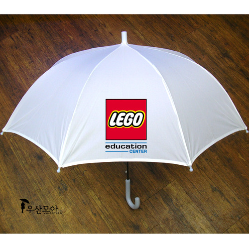 55 흰색폰지 우산 ( 1폭 전사)