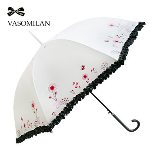 밧소밀란 8K 꽃무늬 장우산