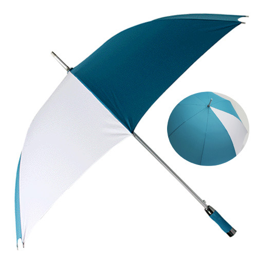 제작용 70 화이바 (흰색+블루) 골프우산
